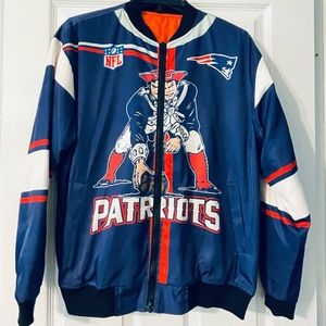 New England Patriots Bomber Jacket. Lined. Fall Jacket